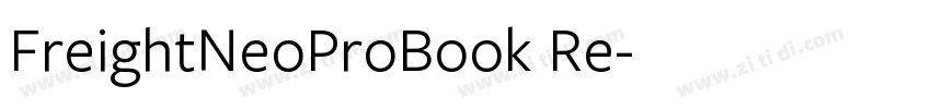 FreightNeoProBook Re字体转换